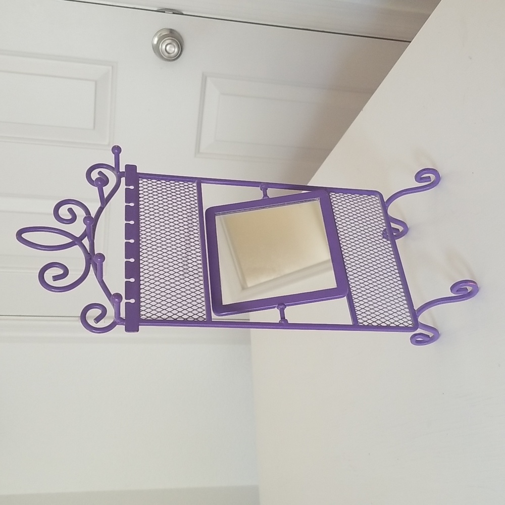 Purple Jewelry Rack